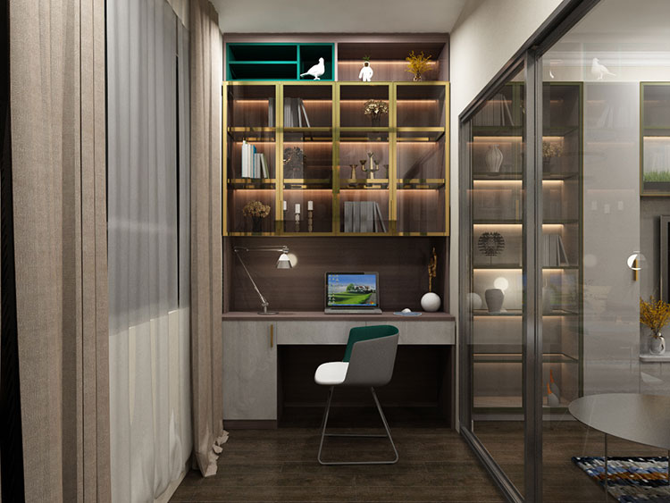 卡地亞—陽臺書柜