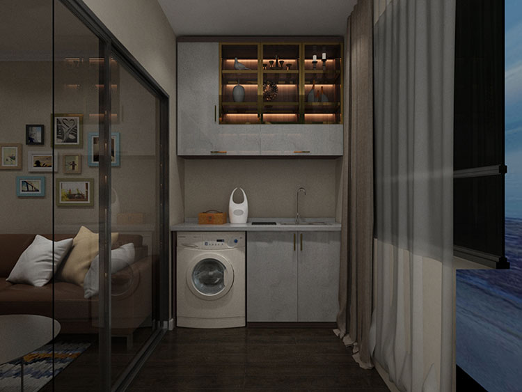 卡地亞—陽臺洗衣機柜